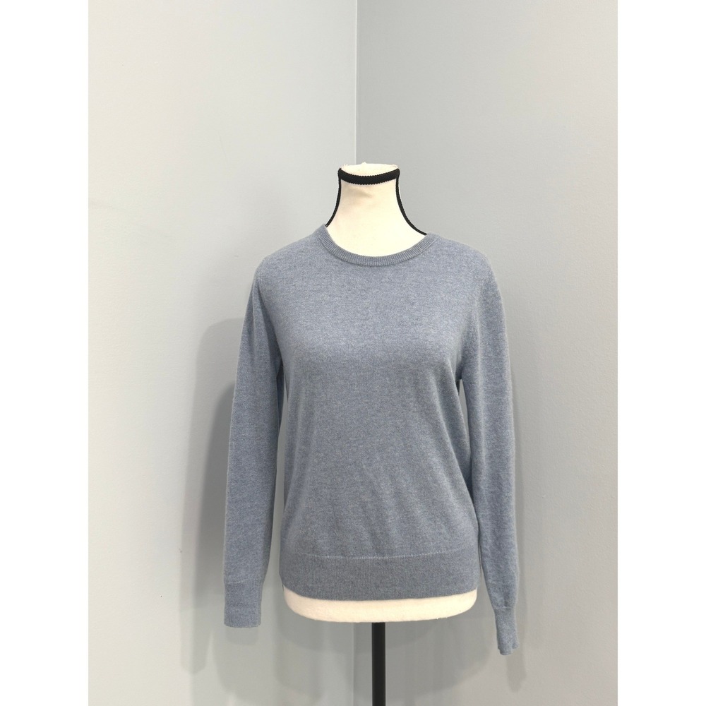 Quince 100% Mongolian Cashmere Crewneck Sweater Light Blue Womens Small SHWDC01